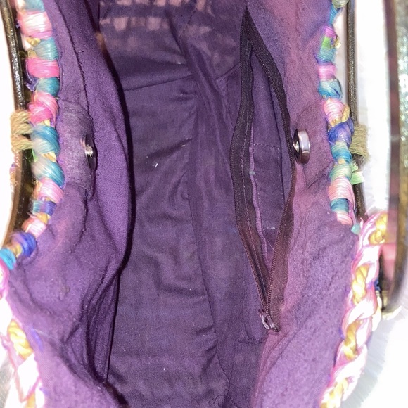 CAPPELLI straworld lg., bright, multicolor purse or tote bag. $29 - Picture 11 of 12